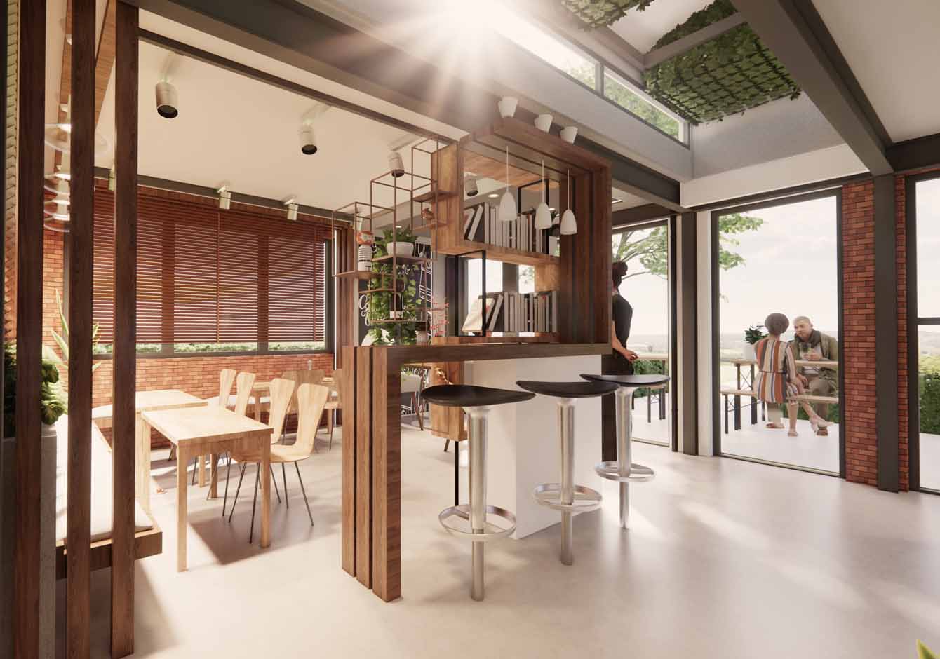 طراحی کافه لندن